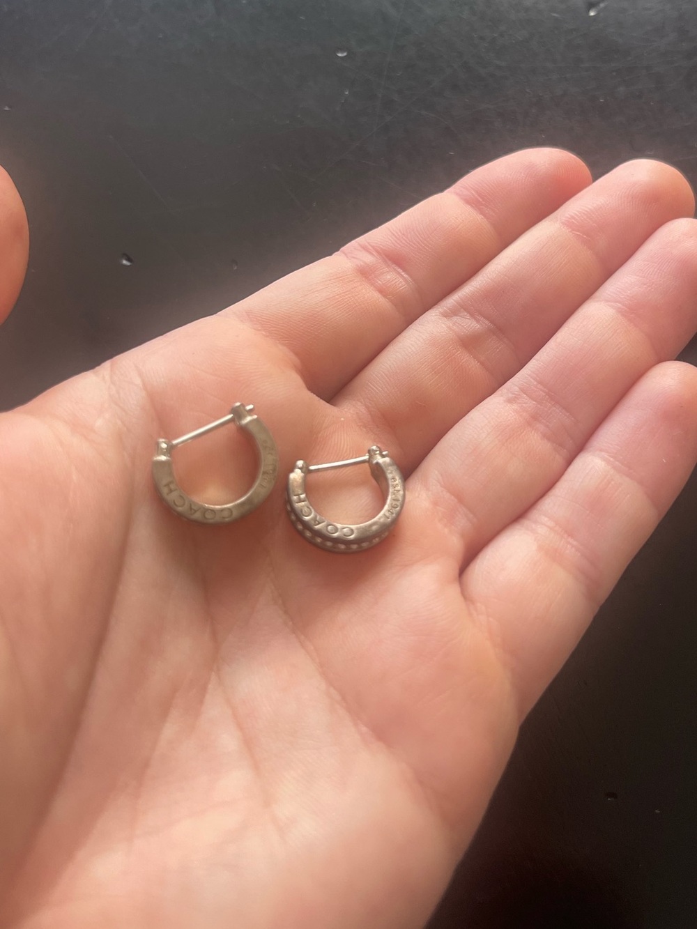 Coach Huggies Earrings